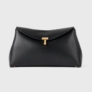 Toteme T-Lock Clutch in Black - NWT